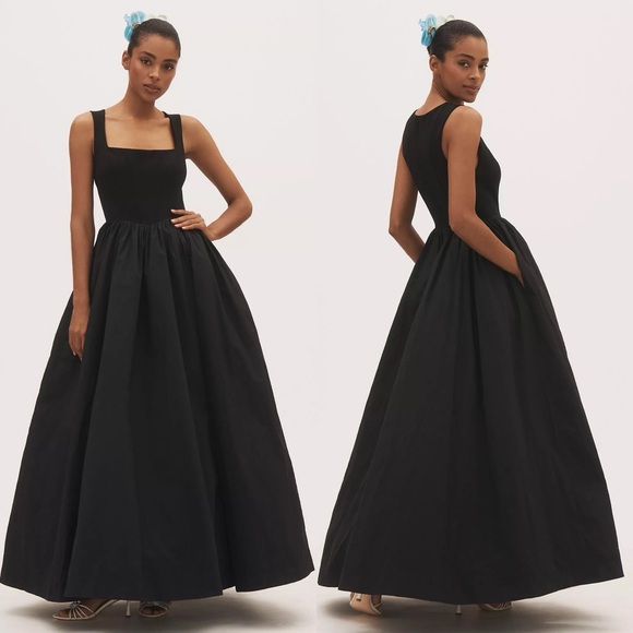 Anthropologie Dresses & Skirts - NWT Anthropologie BHLDN Josie Scoop Neck Corset Fit & Flare Maxi Dress
